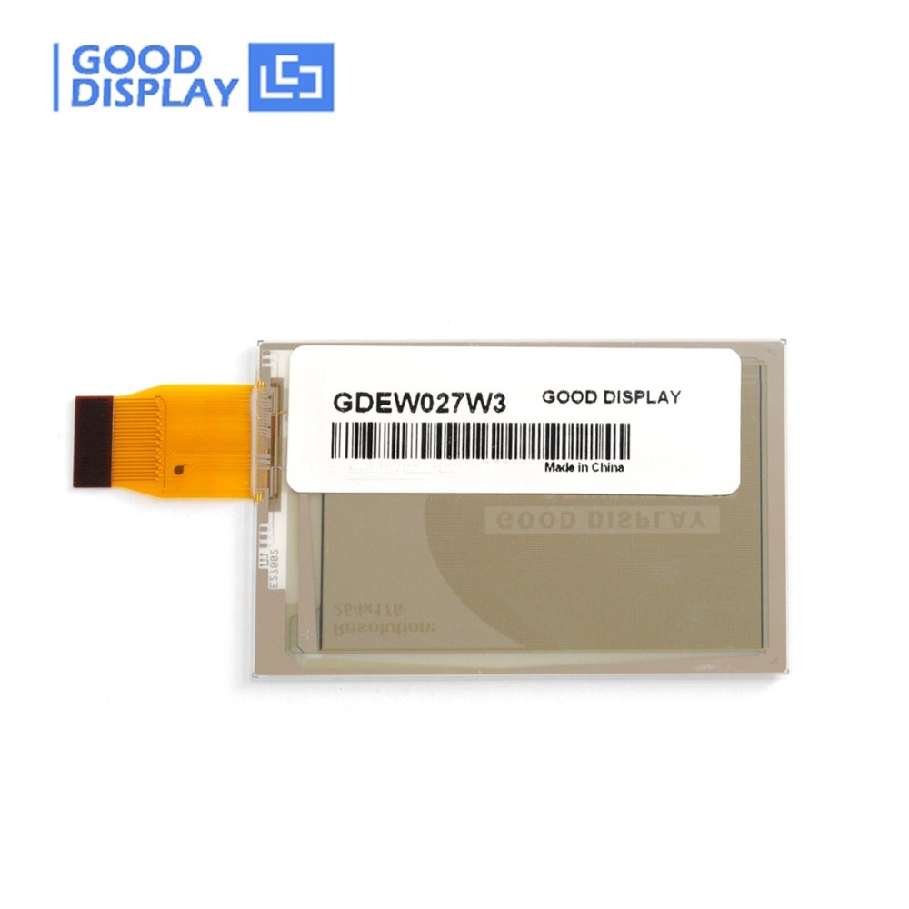 2.7 inch Black and white 4 Grayscale epaper display partial refresh 264x176 SPI e-ink screen