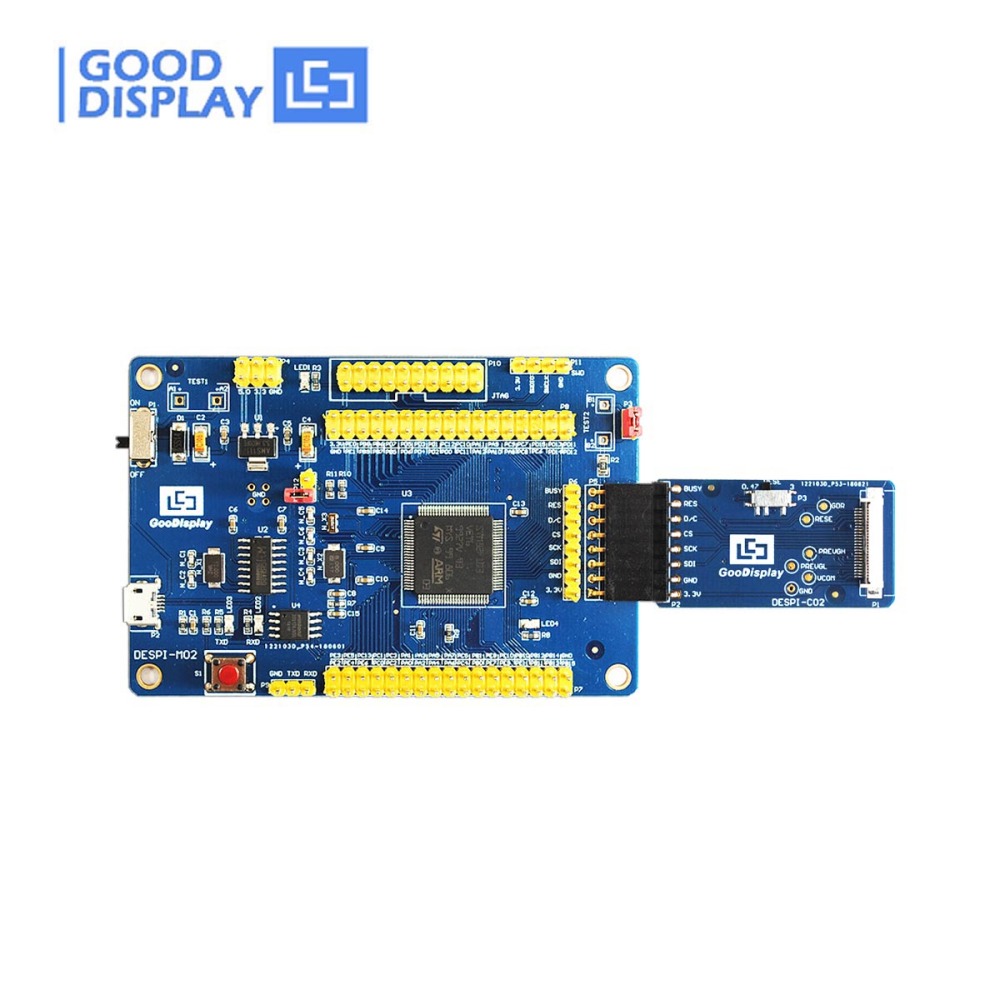 1.54 inch colorful red e-paper display panel with demo kit development driver board, GDEH0154Z90+DESPI