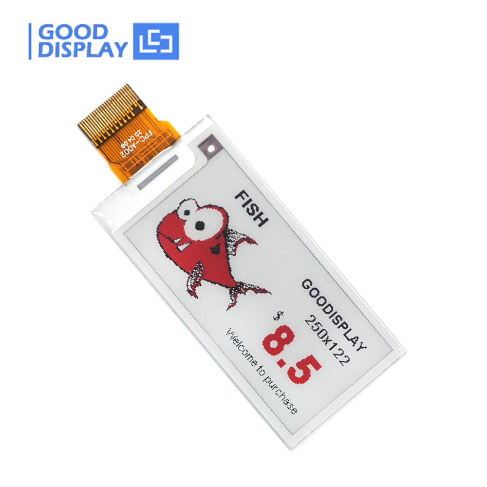 2.13 Inch Color E Ink 250x122 HD E-paper Display 1.8s Partial Update