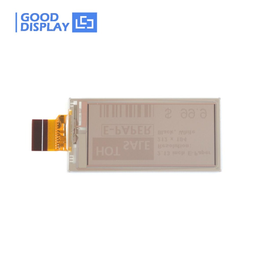 2.13 inch e-paper display partial refresh 4 Grayscale with HAT connector demo board