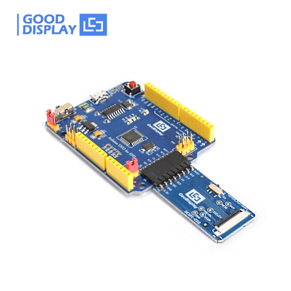 1.54 Inch Small E-Ink Panel With Arduino Platform Driving Board, 2pcs GDEW0154M10 with DEArduino Demo Kit DEArduino-L(C02)