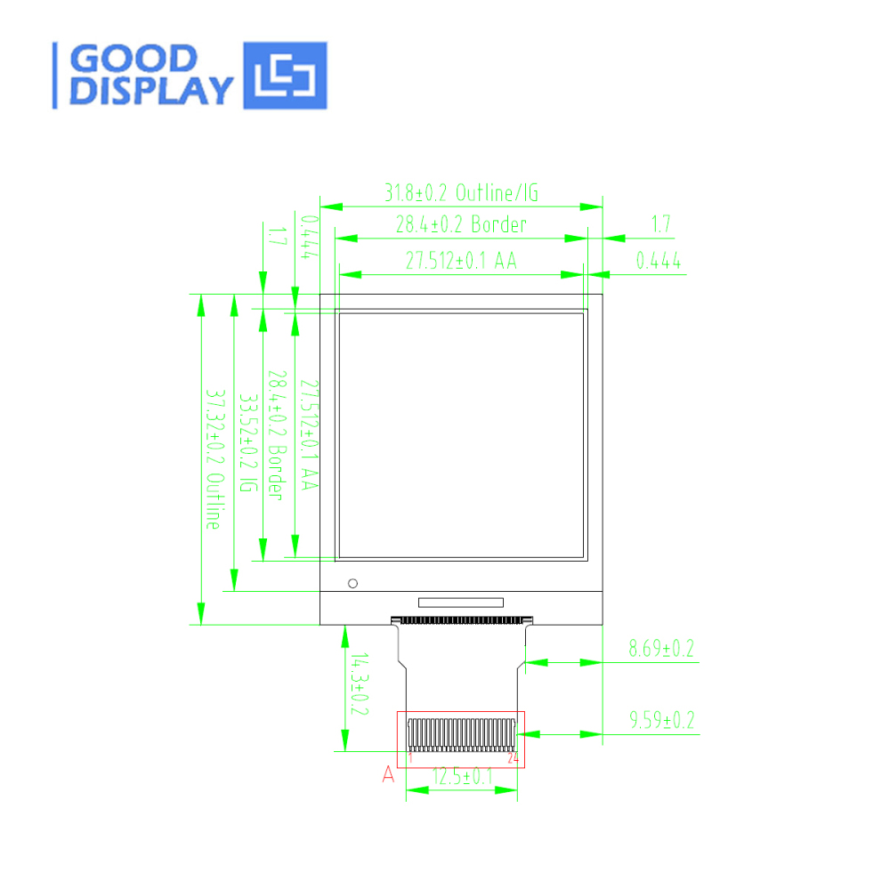 1.54 Inch Small E-Ink Panel With Arduino Platform Driving Board, 2pcs GDEW0154M10 with DEArduino Demo Kit DEArduino-L(C02)