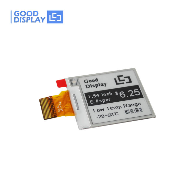 1.54 inch e-paper-display -20~55℃ 152x152 e-ink panel, GDEM0154E97LT