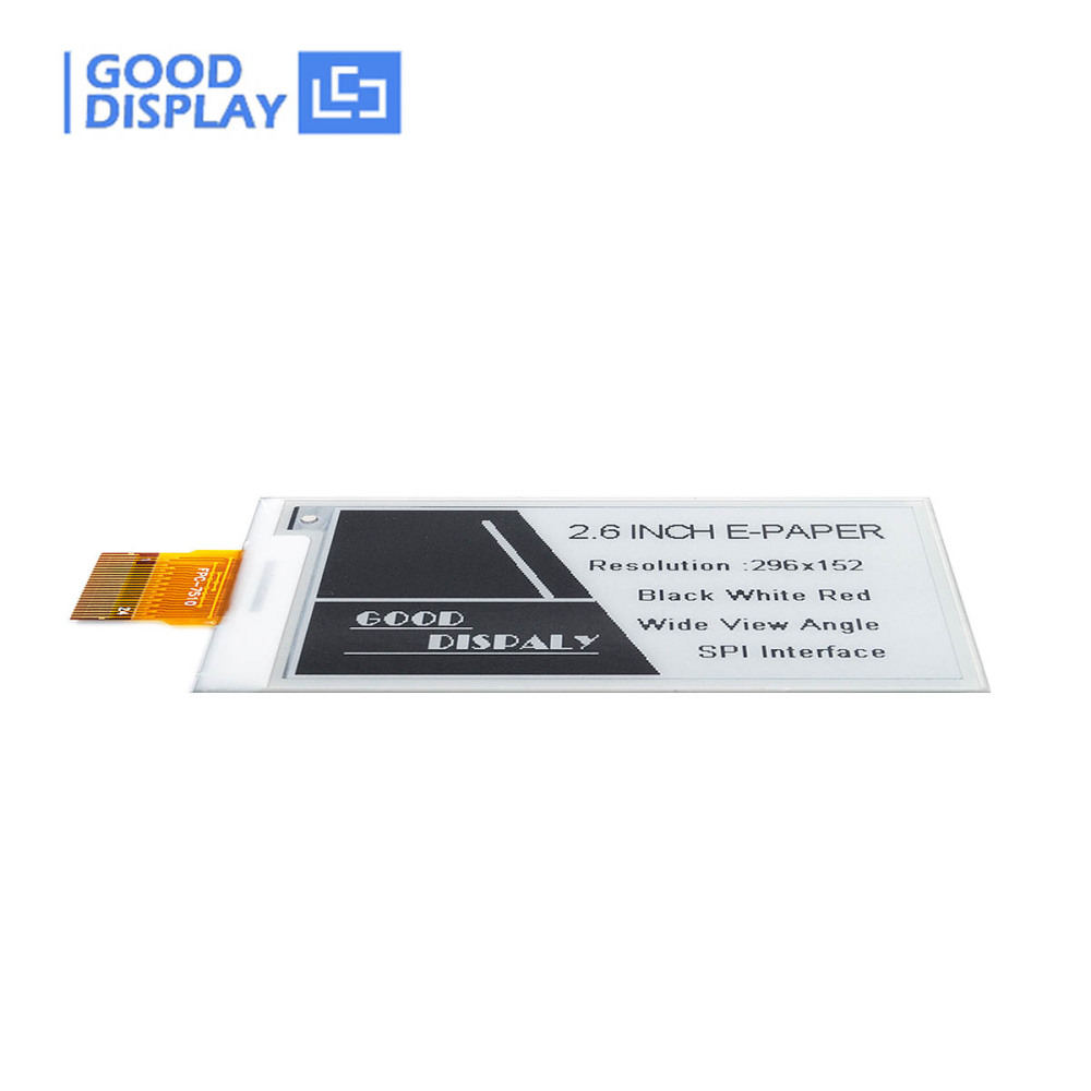 2.66 inch e-ink-display SPI 296x152 epd screen for electronic tag, GDEM0266T90