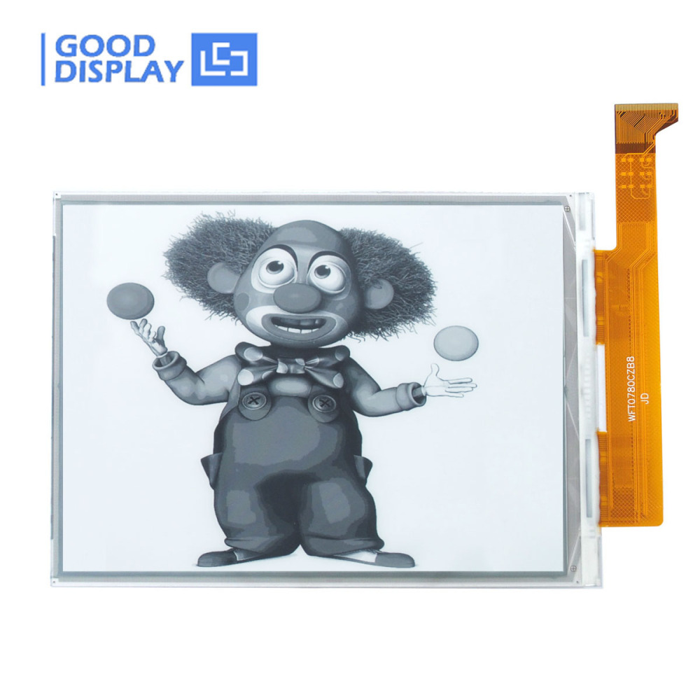 7.8 inch DES electronic ink display black-white 1872x1404 e-paper display, GDEW078M01