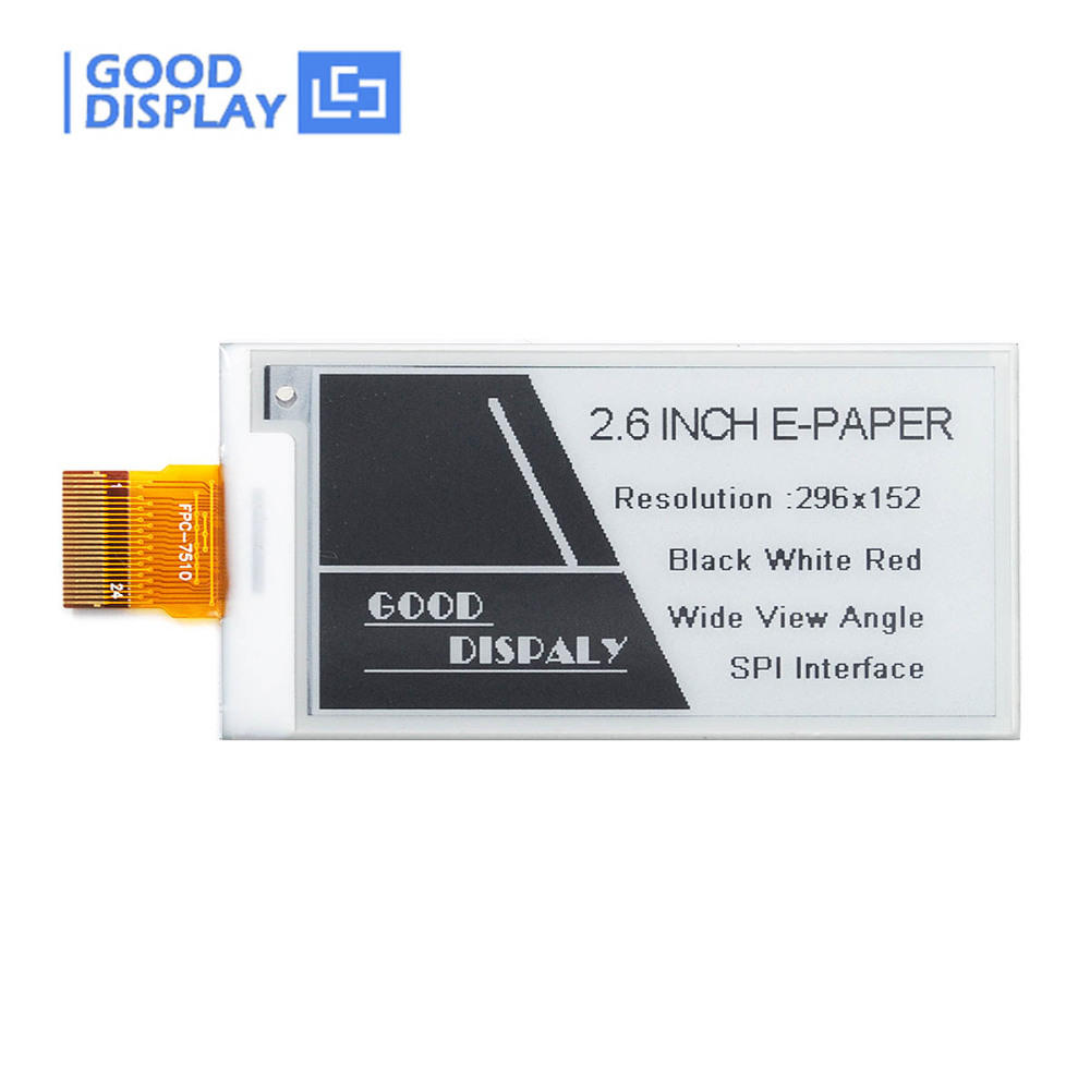 2.66 inch e-ink-display SPI 296x152 epd screen for electronic tag, GDEM0266T90