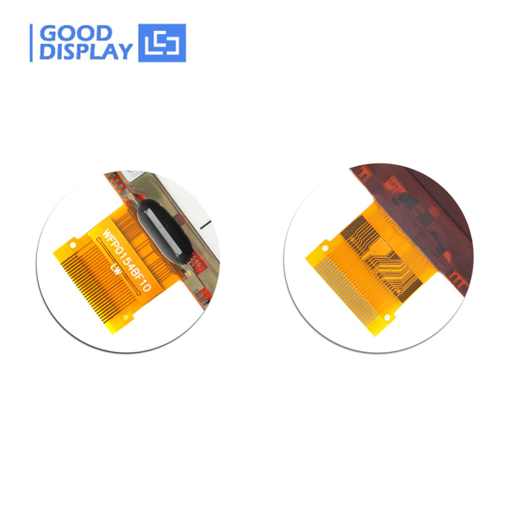 1.54 inch e-ink panel 152x152 flexible partial refresh epaperdisplay ACF Thermal Compression Bonding, GDEW0154I9FC