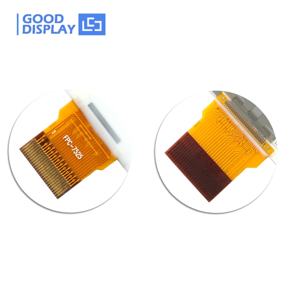 1.54 inch yellow e-ink panel 152x152 color epaperdisplay, GDEM0154C90