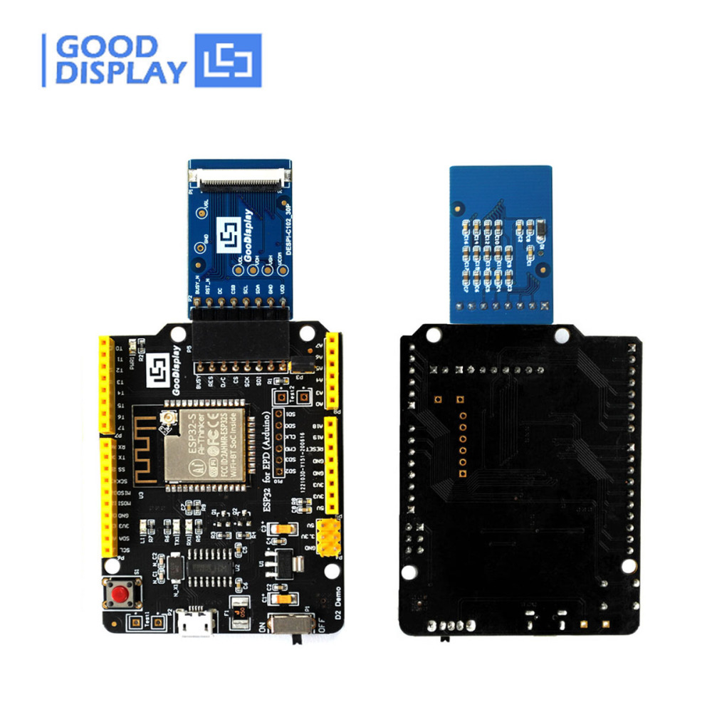 1.02 inch e-paper display development kit ESP32 Platform, ESP32-102