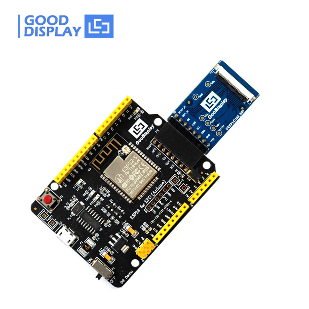 1.02 inch e-paper display development kit ESP32 Platform, ESP32-102