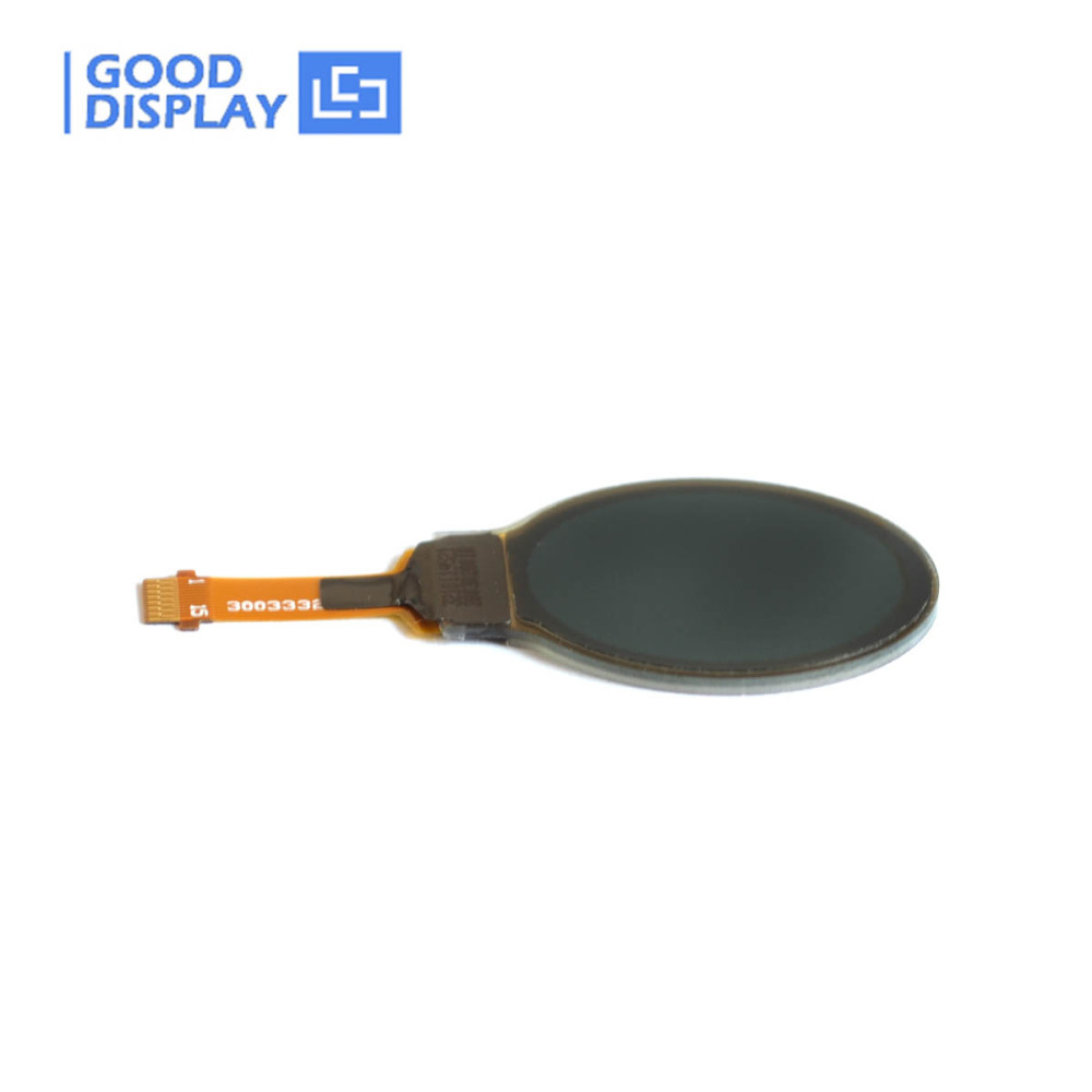 goodisplay circular 0.75 inch 128x128 oled white small display, GDOR0075W