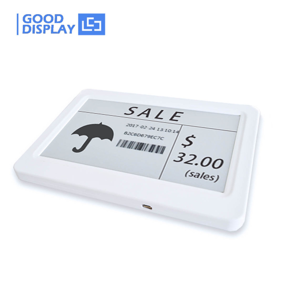7.5" Electronic Shelf Labels Price ESL Andriod APP Control Update E ink Screen Price Tag
