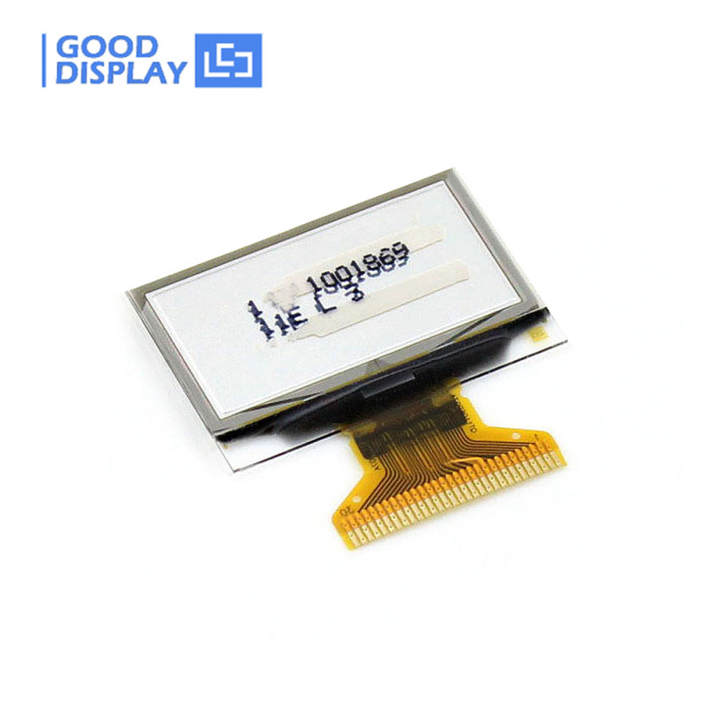 1.29 inch 128x64 mini oled display wide temperature -40~85C SSD1315, GDON0129RGW