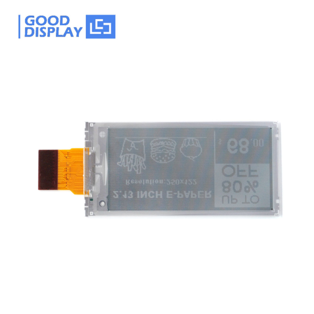 2.13 Inch Dot Matrix E Ink Display Partial Refresh 0.42s SPI HDMI 250x122 EPD Screen