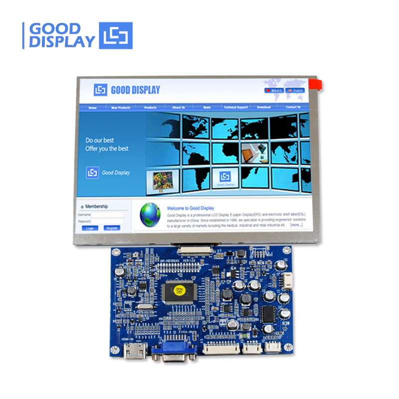 8 inch Wide view angle HDMI,VGA input Digital TFT display, GDN-HD156AU-GTIHJ080IA
