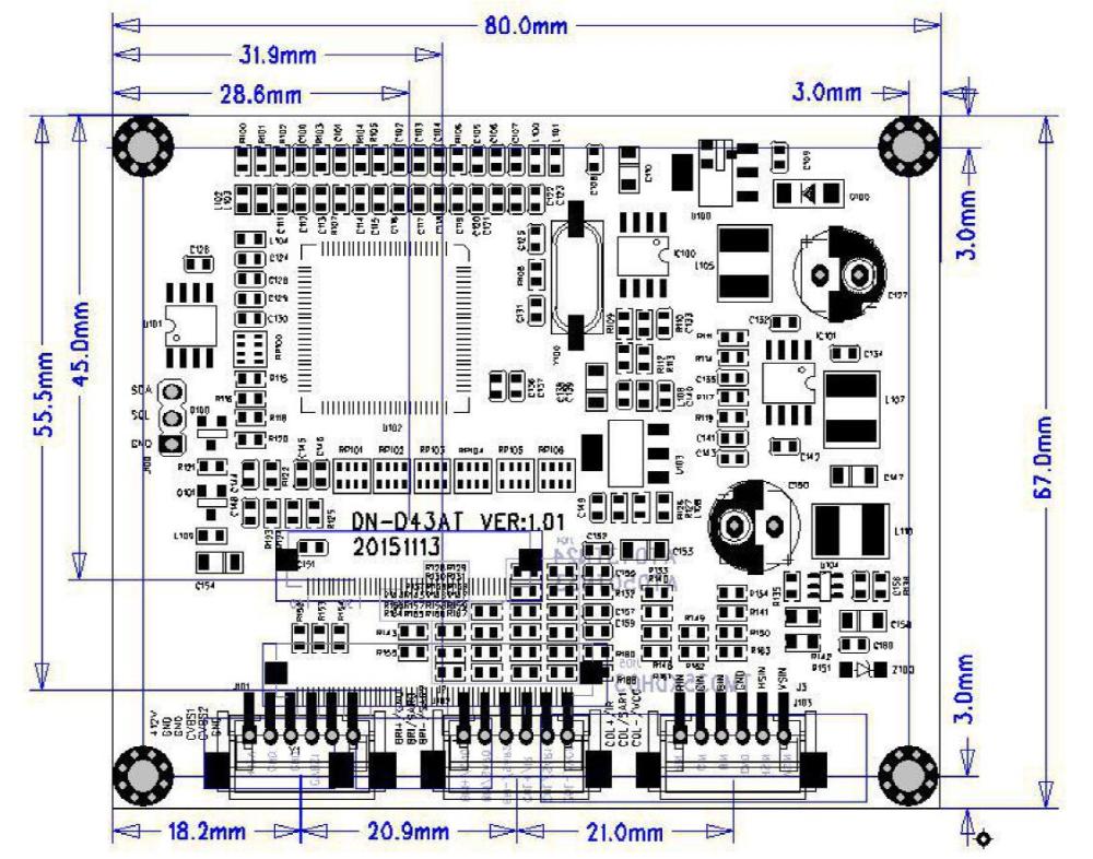4.3 inch TFT Module 480x272 Resolution VGA, Video Color LCD Panel, GDN-D43AT-W043W03Q