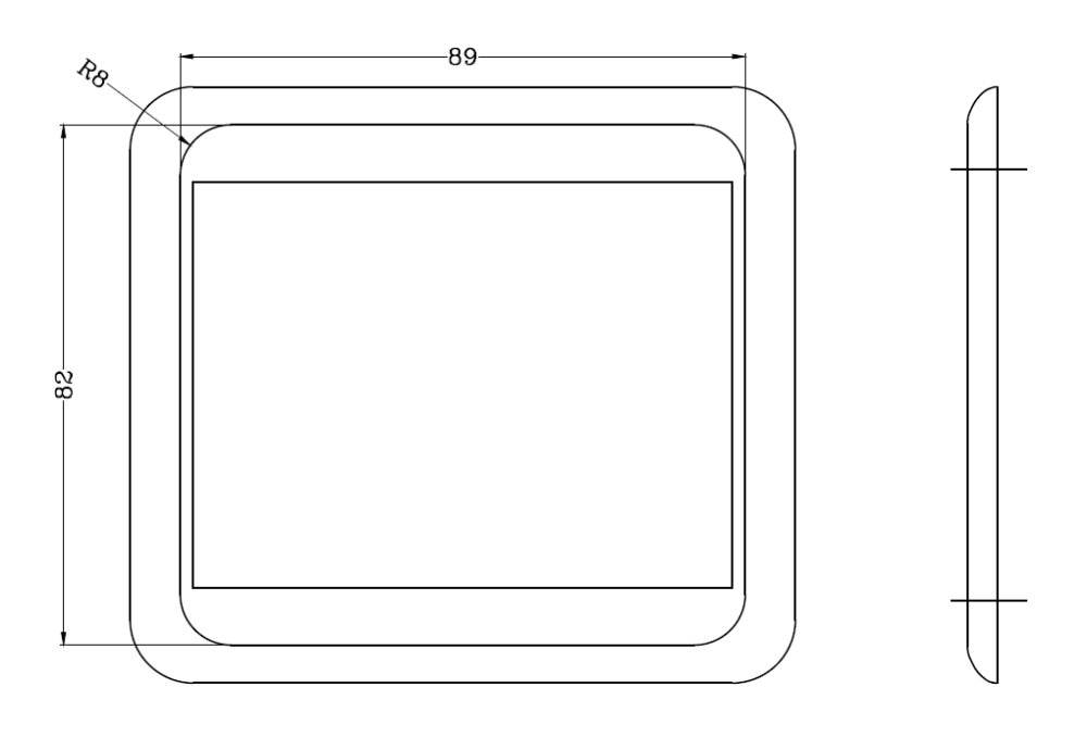 4.2 inch Wireless E-ink Display Passive NFC Color E-Paper Screen Label ESL , No Battery, GDN042R