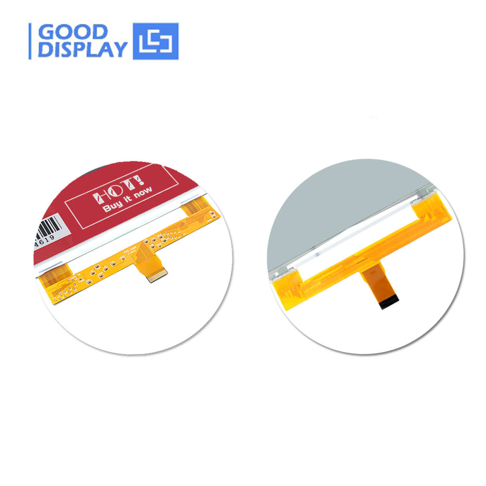 Red 12.48 inch Large Color E Paper E Ink Display Module 1304×984 Resolution GoodDisplay®