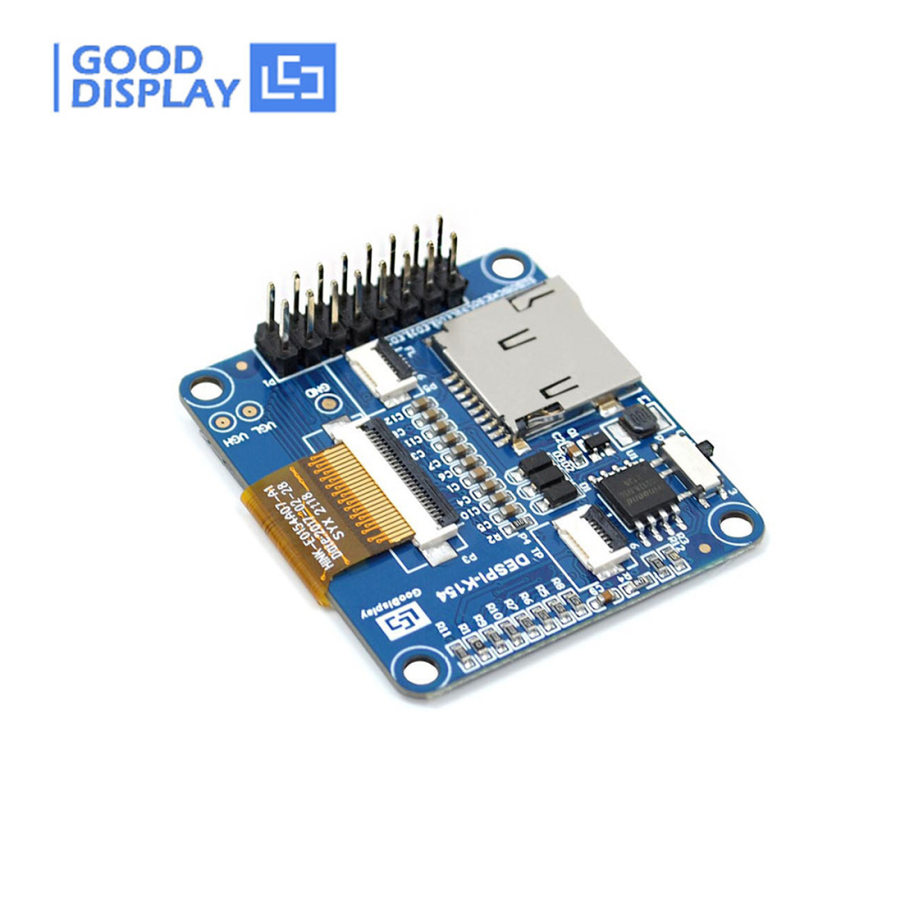 Color eink screen 1.54 inch 200x200 small e-paper display module, DESPI-K154Z90