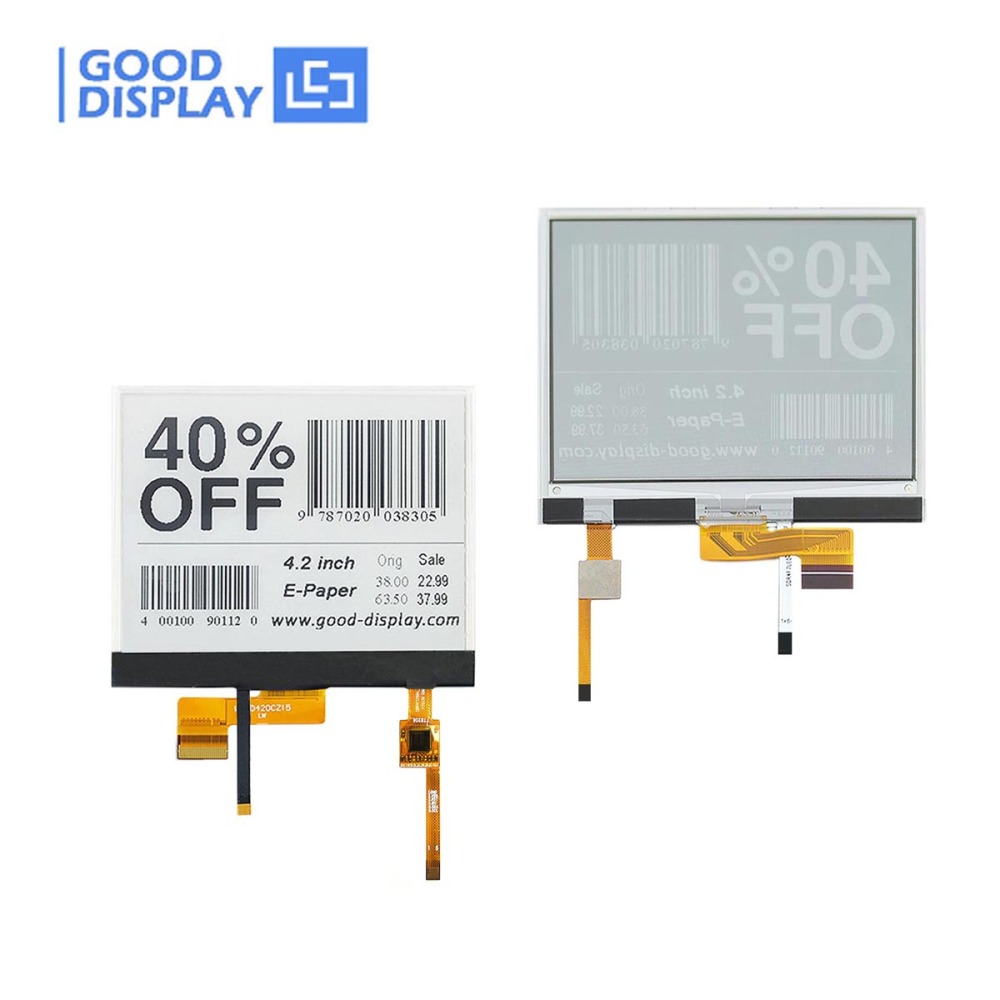 4.2inch epaper 400x300 Touch Display E Paper with Backlit, GDEW042T2FT02