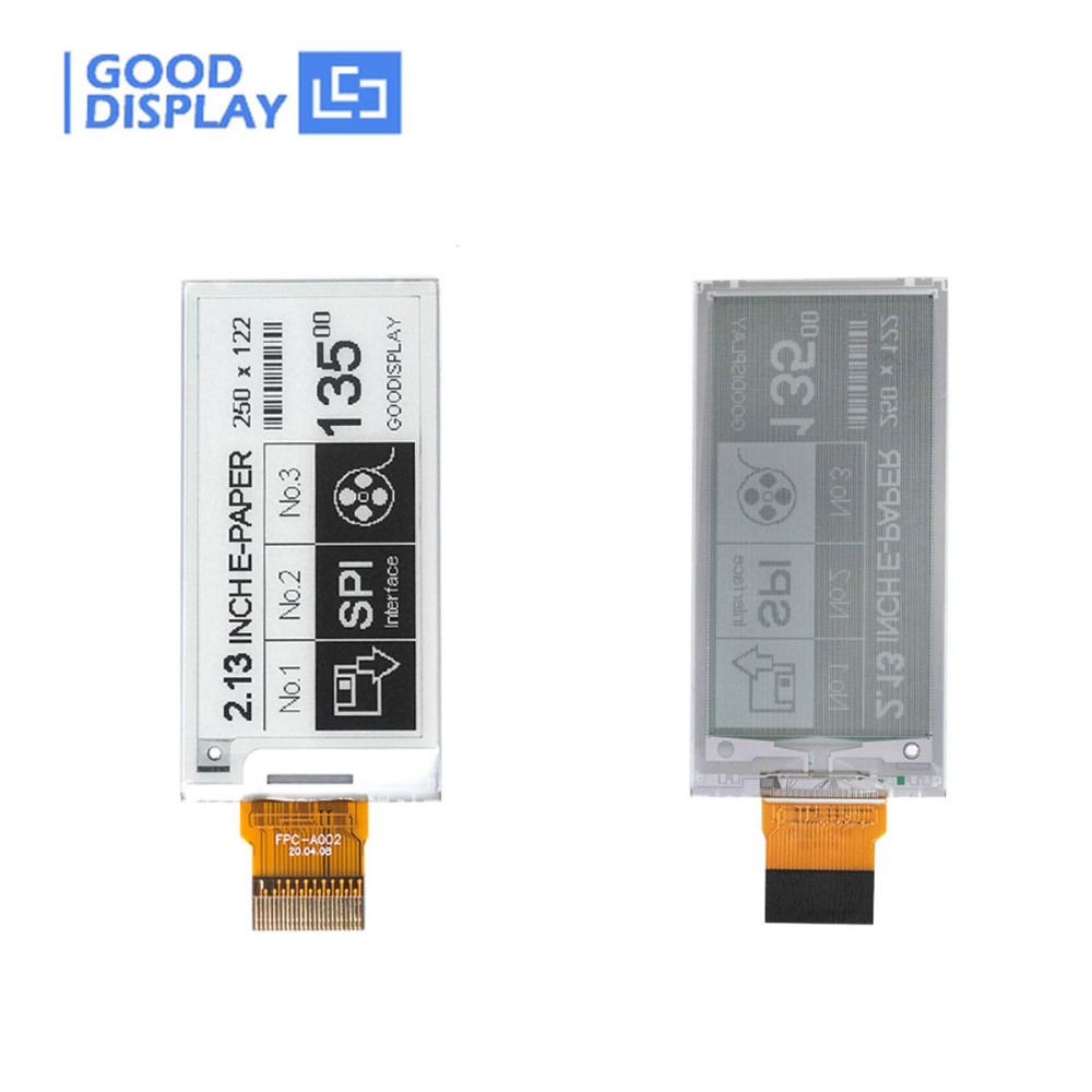 2.13 Inch Small E Ink Module Epaper HAT 250x122 Electronic Paper Display, GDEY0213B74 with adapter board DESPI-C02