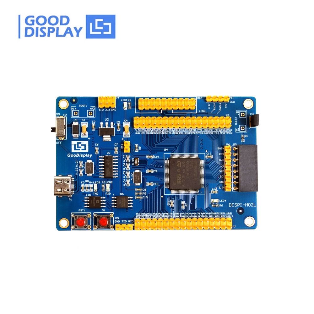 STM32 E-ink Development Board for SPI E-paper Display, supports back light and touch panel, DESPI-L(C03)