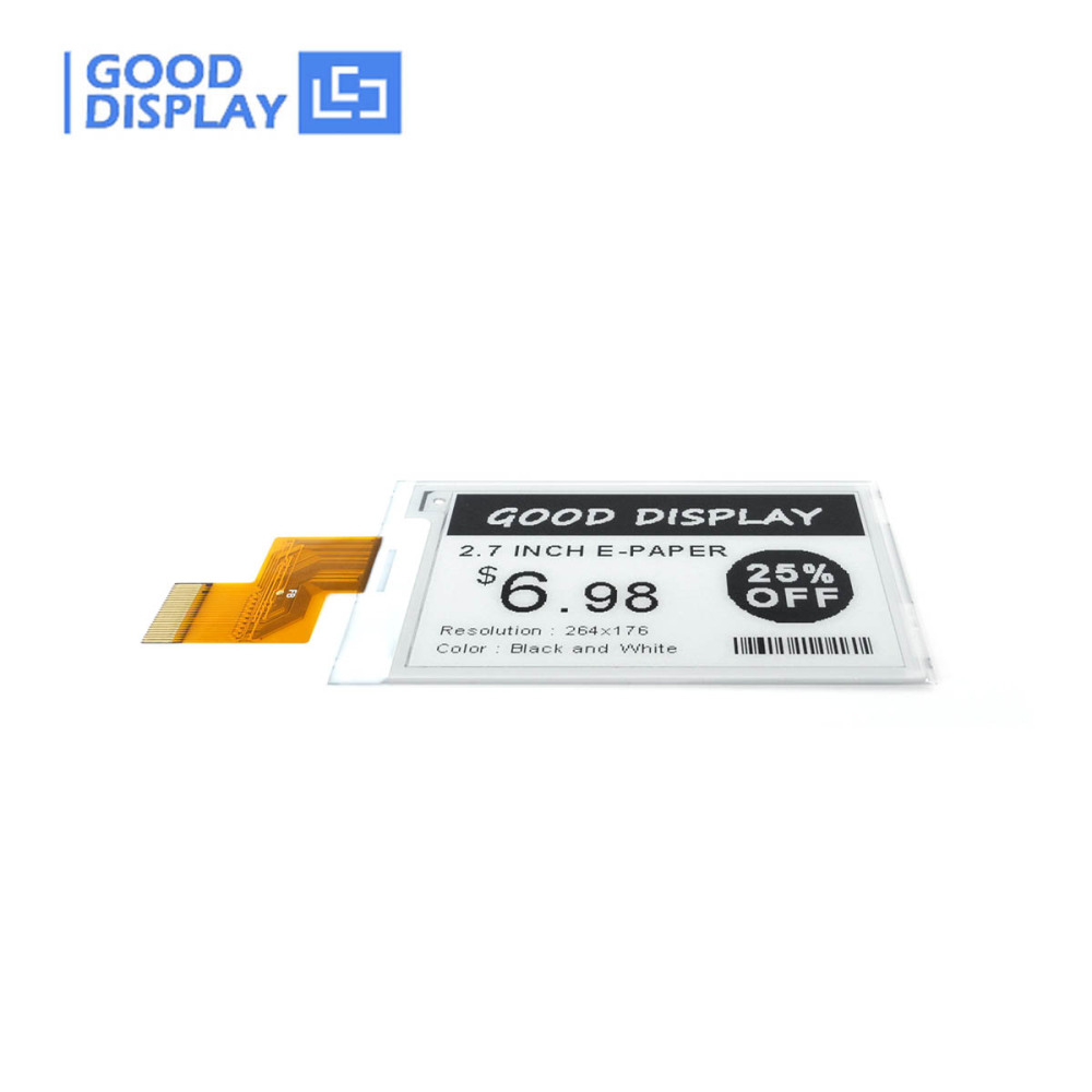 STM32 E-paper 2.7 inch EPD Display 264x176 SPI E-ink Screen Module, 2pcs GDEY027T91 with STM32 Demo Kit