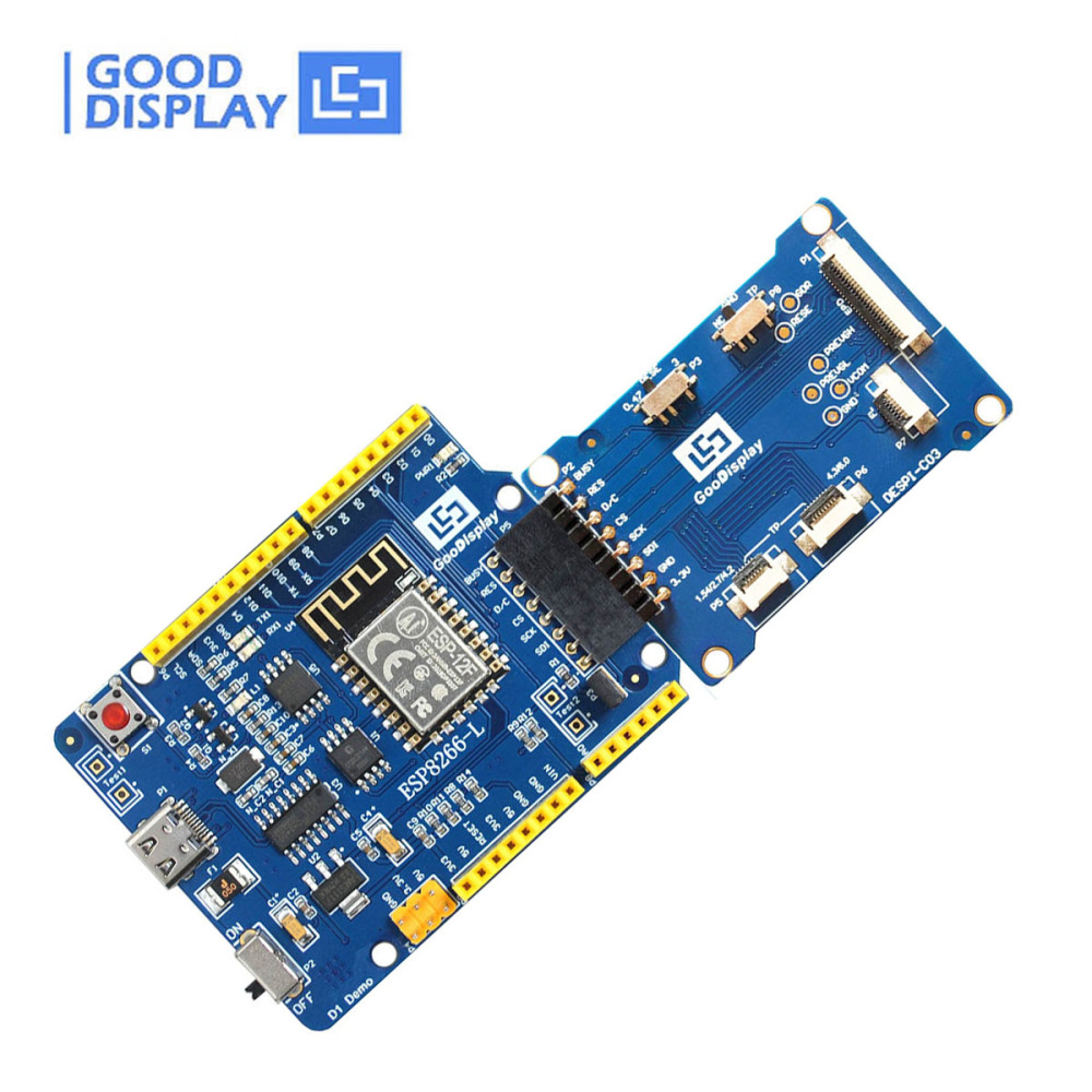 E-paper display development demo kit Arduino board, Support Wi-Fi, with touch screen and frontlight interface ESP8266-L(C03)