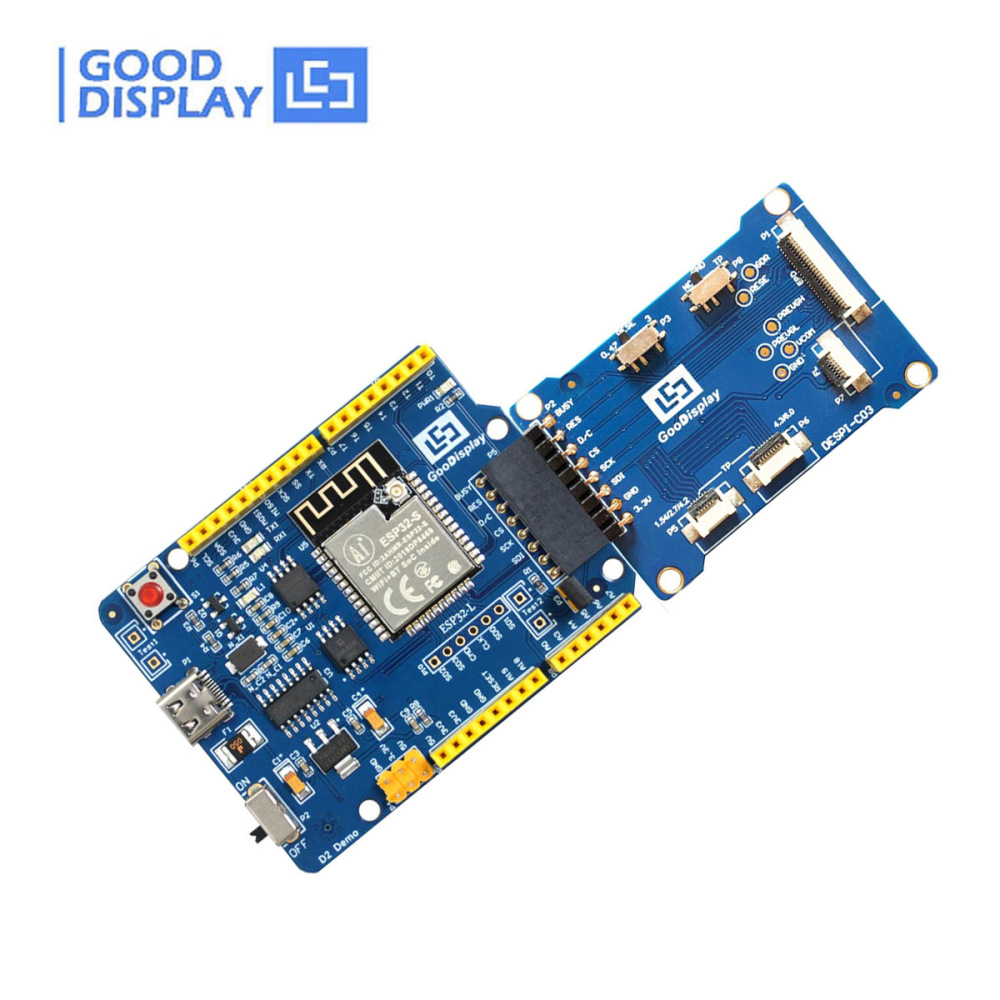 E-INK Display Development Kit for E-Paper Screen Touch Panel EPD Backlight, support wifi and BLE ESP32-L(C03)