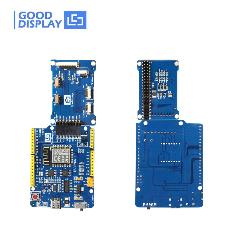 E-paper display development demo kit Arduino board, Support Wi-Fi, with touch screen and frontlight interface ESP8266-L(C03)