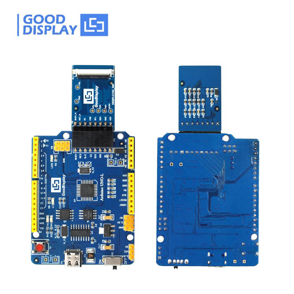 Arduino E-paper Driving Board Type-C Interface support 30Pin 1.02 inch e-paper display