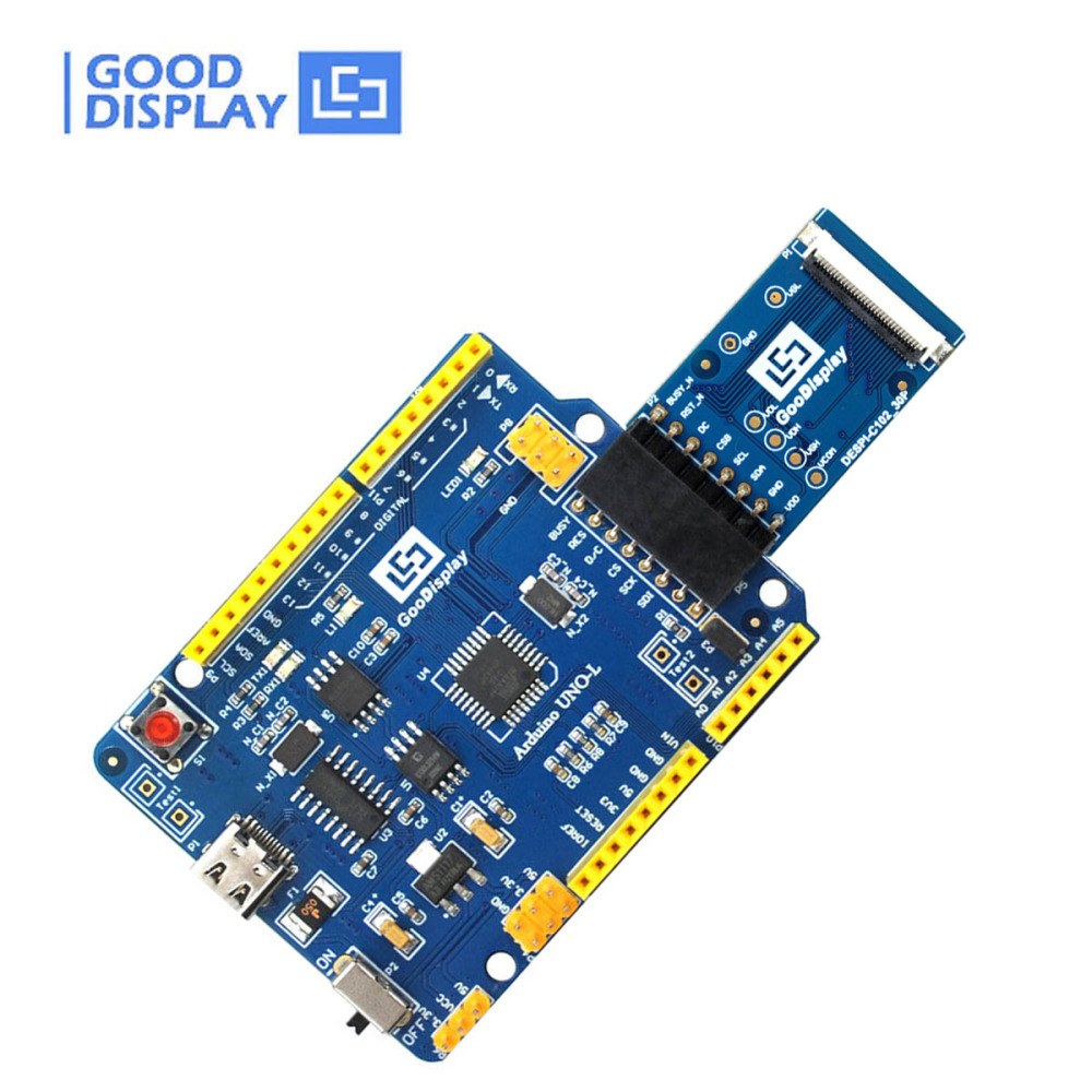 Arduino E-paper Driving Board Type-C Interface support 30Pin 1.02 inch e-paper display