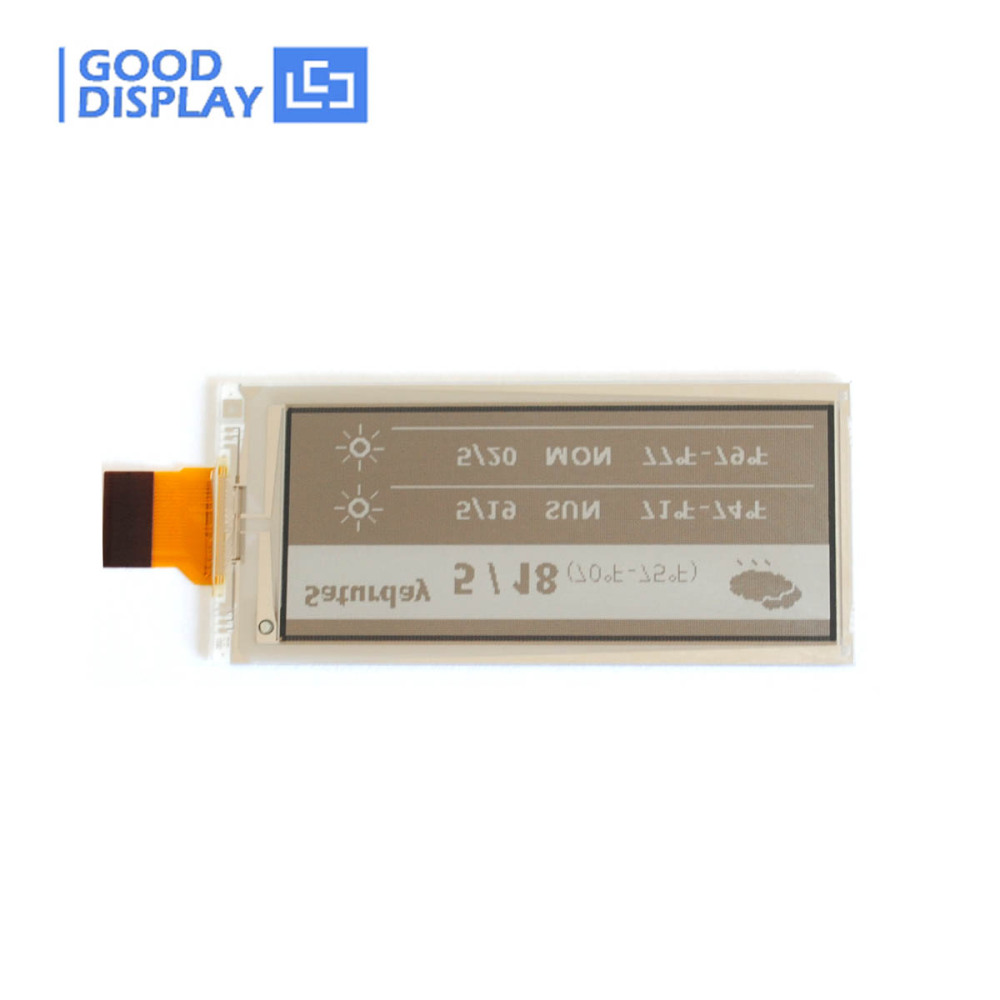 2.9 inch e-paper 296x128 resolution eink monitor and epaper HAT, GDEM029E97 with adapter board DESPI-C02