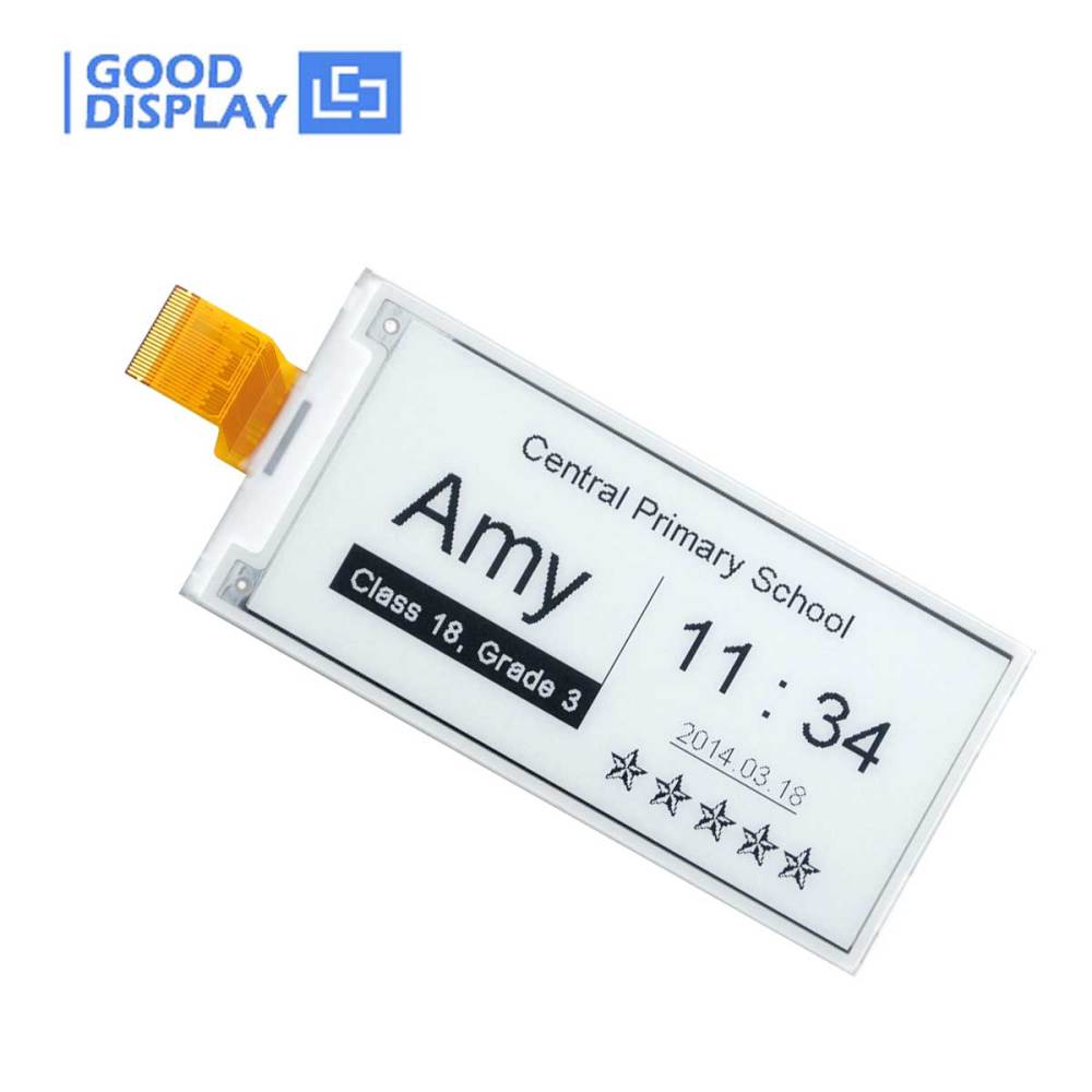 3.5 inch Epaper 384x184 resolution SPI Eink Screen Support 1.5s Fast Refresh, GDEQ035T81