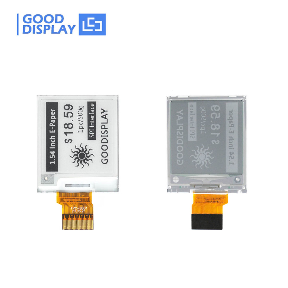 1.54 inch E Ink Display 200x200 Small ESL E Paper Screen ESP32 Module, 2pcs GDEY0154D67 with ESP32 Demo Kit ESP32-L(C02)