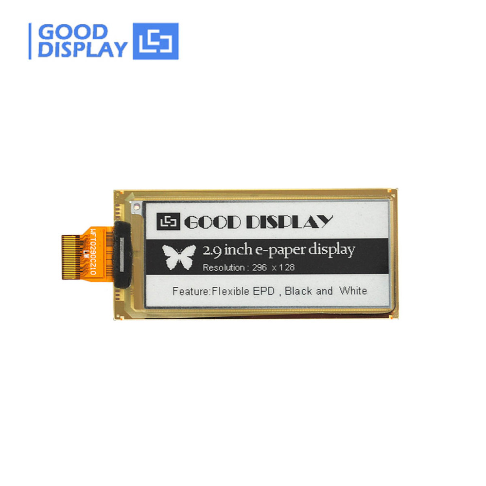 2.9 inch e-paper SPI interface flexible epd EP32 Module, 2pcs GDEW029I6FD with ESP32 Demo Kit