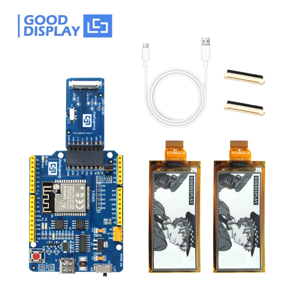 Module C02 Interface 2.9 inch e-paper SPI interface flexible epd EP32 Module, GDEW029I6FD ...