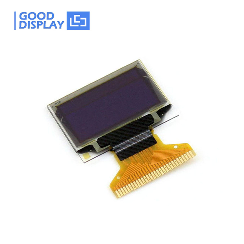 0.96 inch 128x64 mini oled display wide temperature -40~85C SSD1315, GDON0096PGW