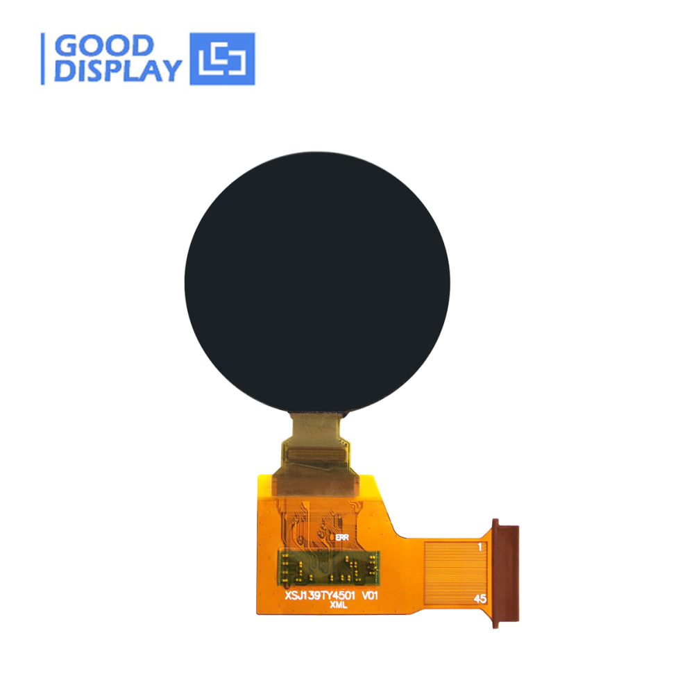 1.39 inch color AM OLED with resolution of 454x454, wide temperature range, suitable for outdoor use, GDOD0139CP45