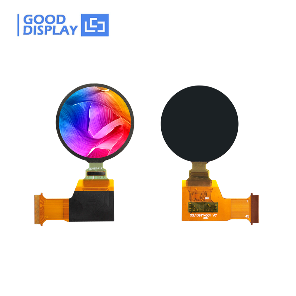1.39 inch color AM OLED with resolution of 454x454, wide temperature range, suitable for outdoor use, GDOD0139CP45