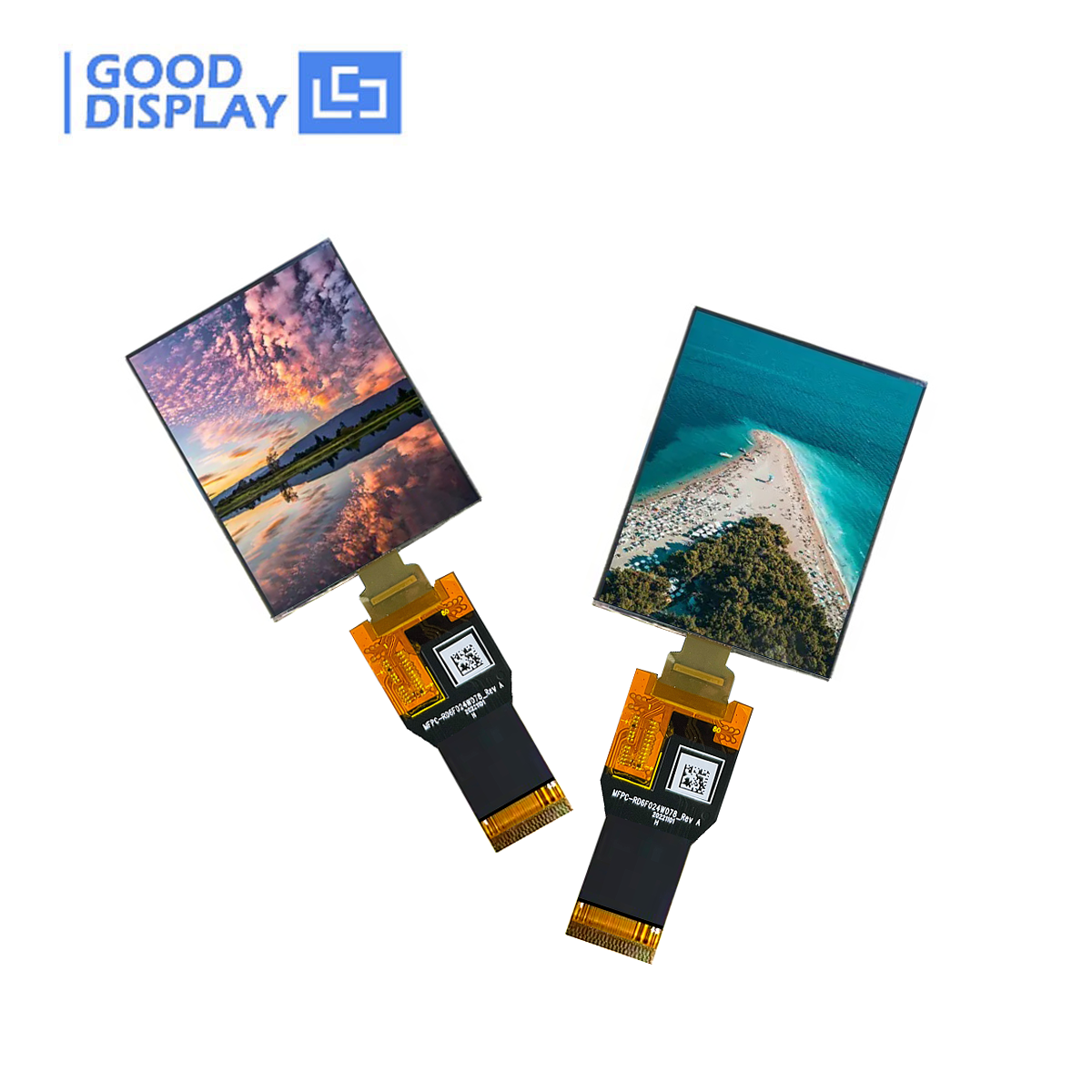 2.4 inch Rigid AMOLED 450x600 full color sunlight readable portrait ...