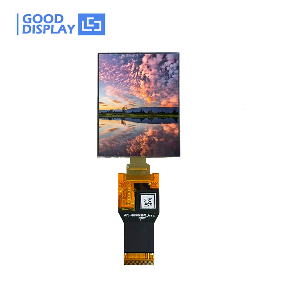 2.4 inch Rigid AMOLED 450x600 full color sunlight readable portrait display, wide temperature -20~80℃