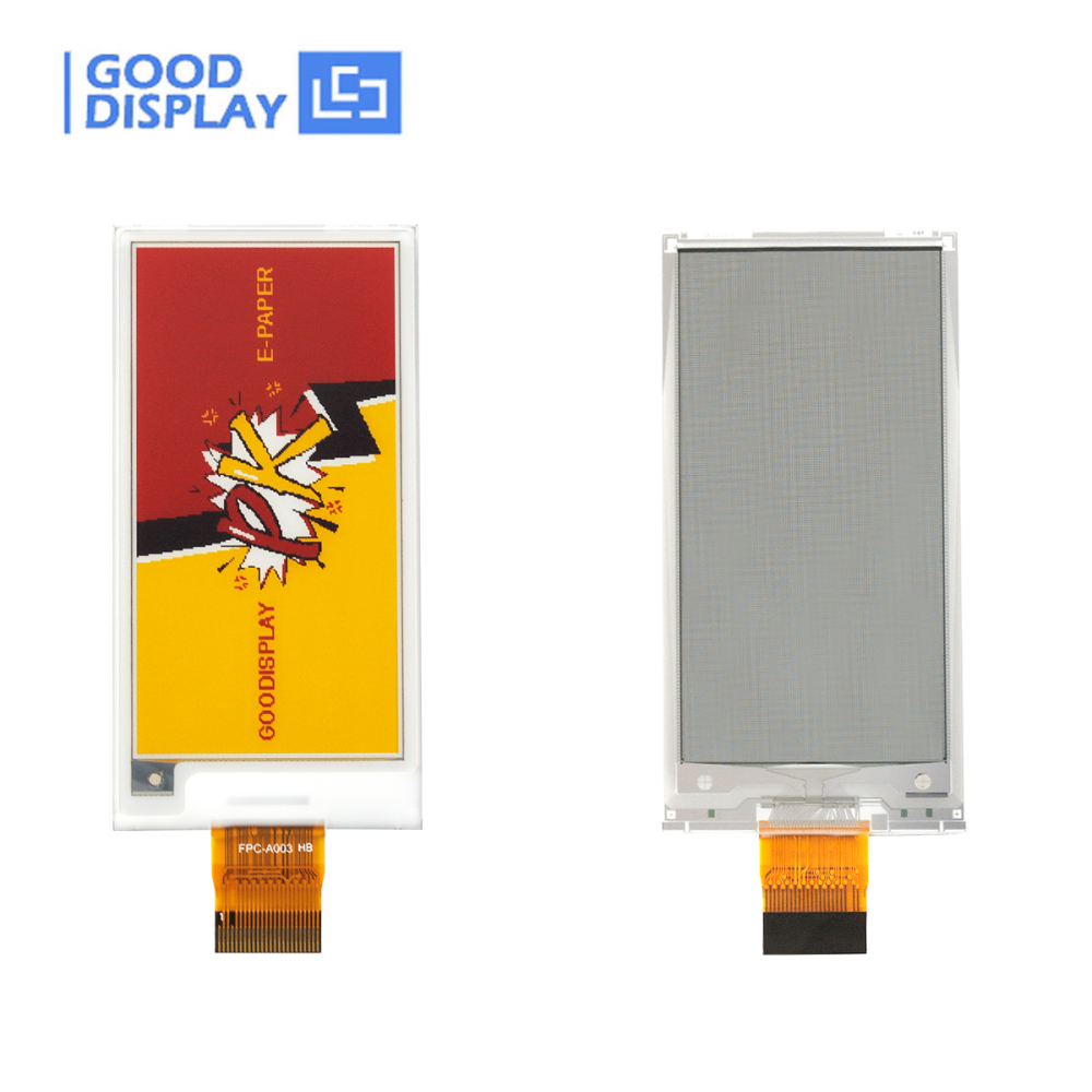 GooDisplay 2.66" 4-color White, Red and Yellow Epaper Display Resolution 296x152