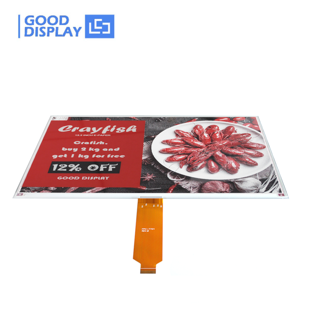 [EOL]13.3" E Ink Display A4 Size Tri-Color (Black/White/Red) 960x680 Resolution