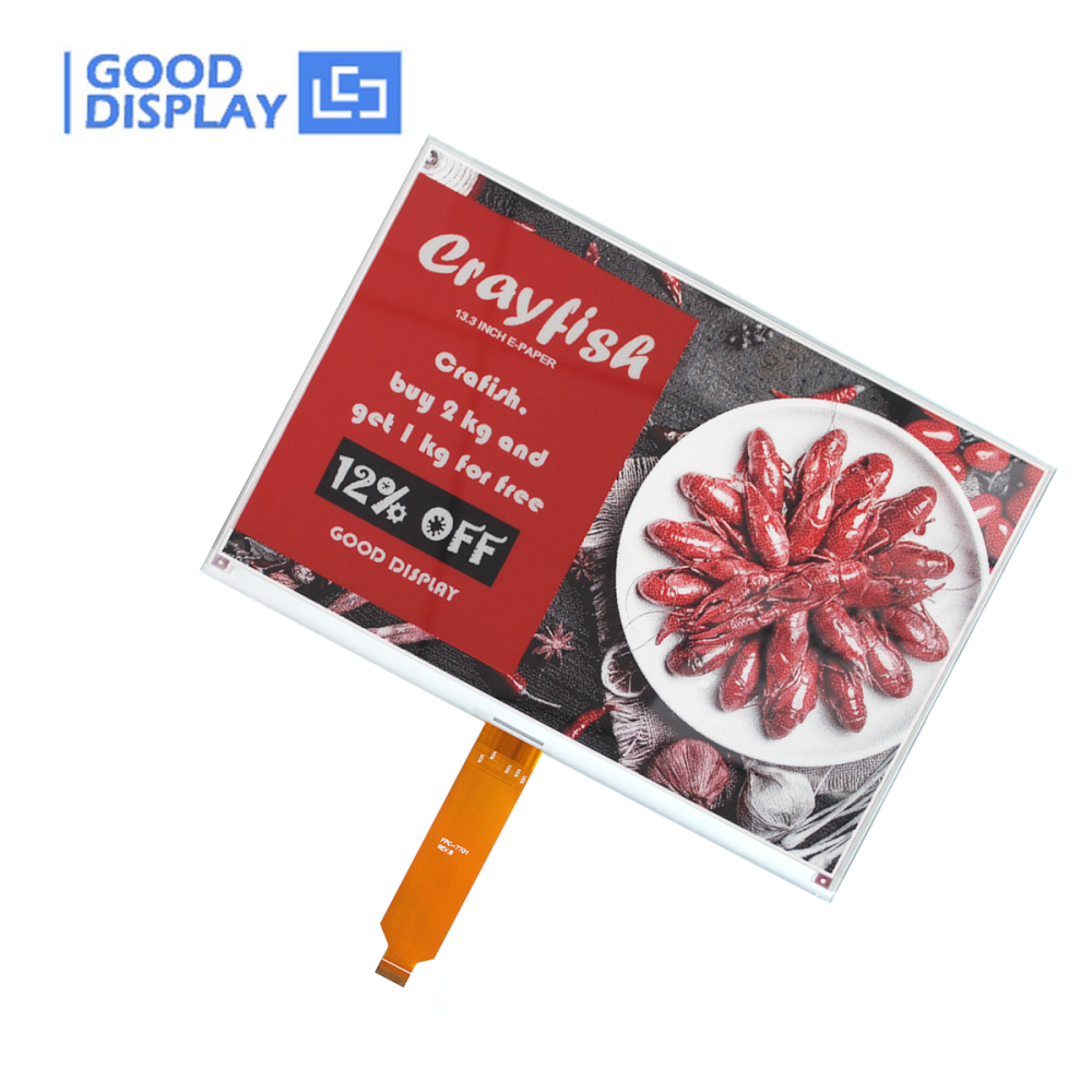 [EOL]13.3" E Ink Display A4 Size Tri-Color (Black/White/Red) 960x680 Resolution