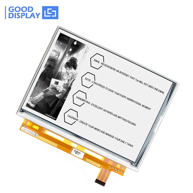 9.7 inch Display resolution 1200x825 big size parallel e-paper display panel GDEP097TC2