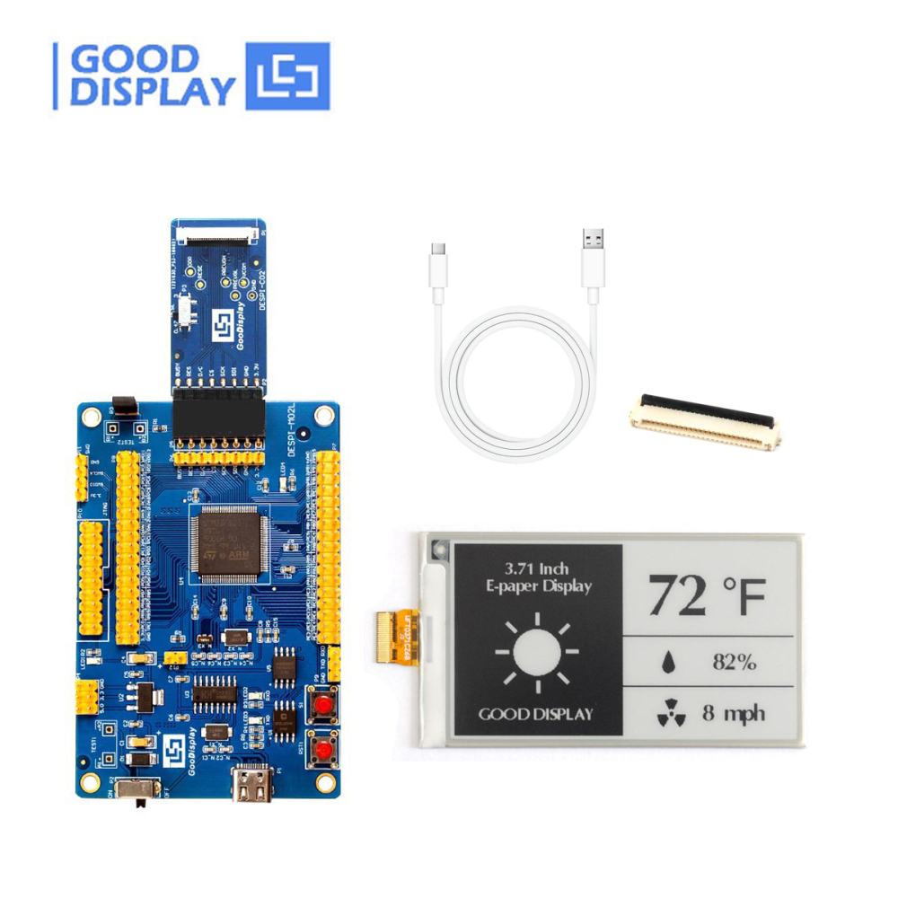 3.71 inch e-paper display black and white 4 Grayscale e-ink screen module GDEW0371W7