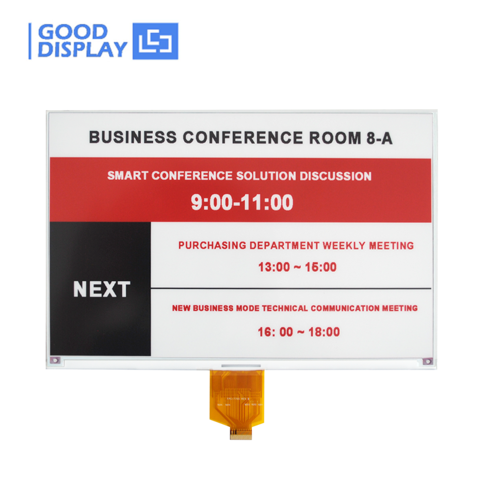 [EOL]10.2-Inch Tri-Color E Ink Display High-Resolution 960x640, Red-Black-White, Embedded Controller