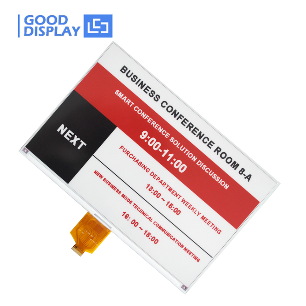[EOL]10.2-Inch Tri-Color E Ink Display High-Resolution 960x640, Red-Black-White, Embedded Controller