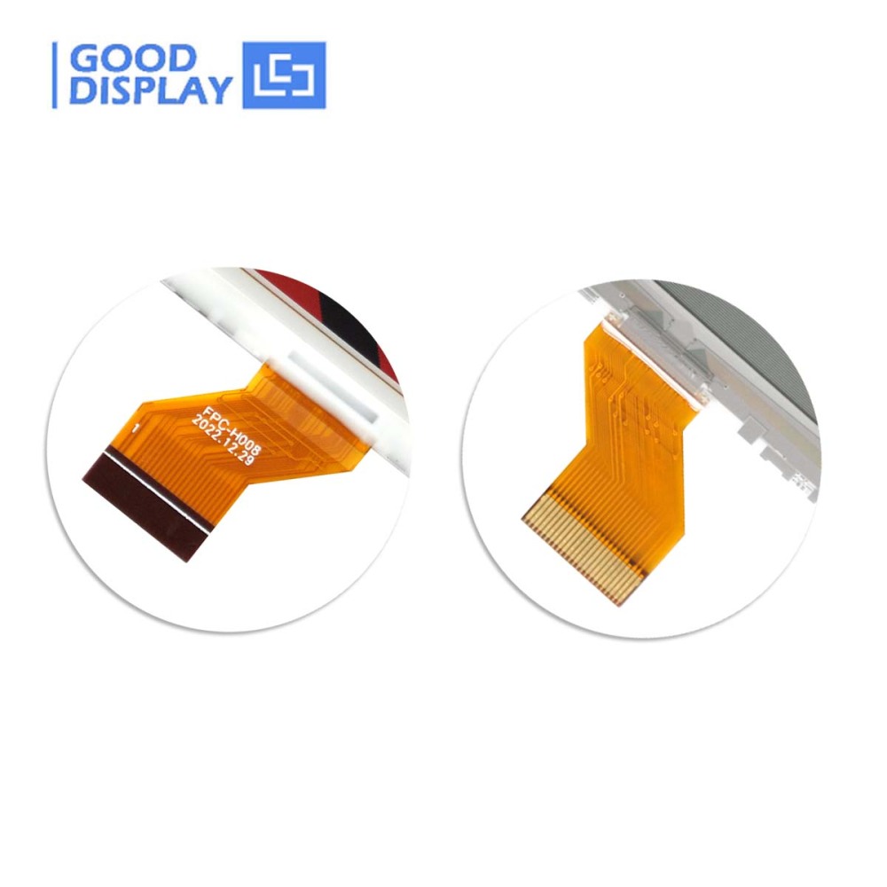 3.52 inch E-paper black, white, yellow and red Eink 384x180, GDEY0352F51